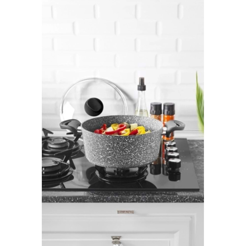 LAVONNİ DERİN 22 CM GRANİT TENCERE