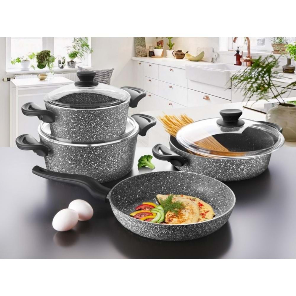 LAVONNİ DİEZ 7 PARÇA TENCERE SET
