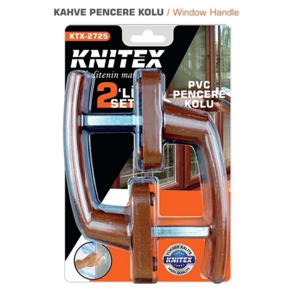 Z-2 KAHVERENGİ PENCERE KOLU 2'Lİ VKM KTX 2725