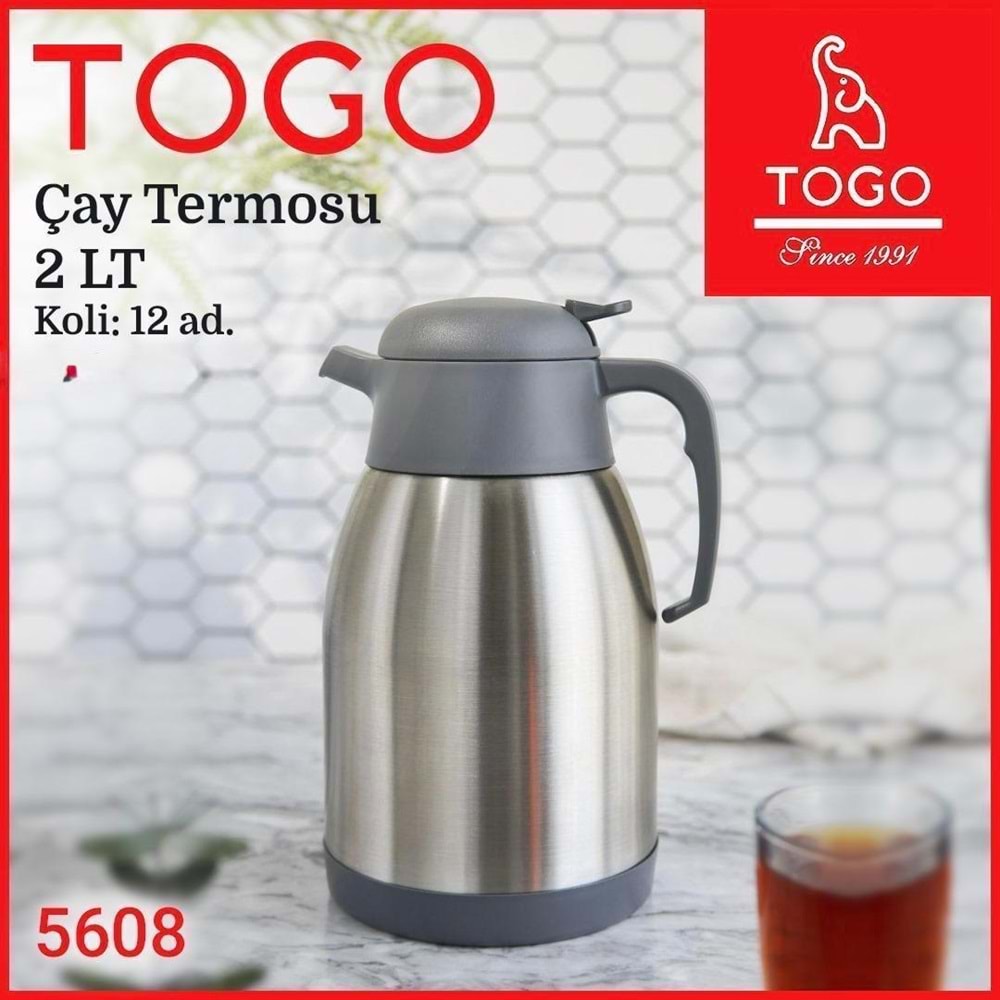 TOGO 5608 ÇELİK 2 LT TERMOS