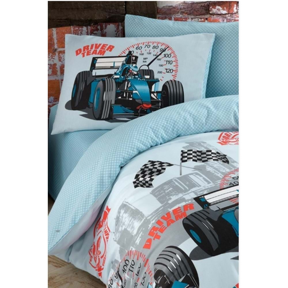 PAMUKÖREN TEK KİŞİLİK NEVRESİM SETİ (YORGAN YÜZÜ+YASTIK YÜZÜ)