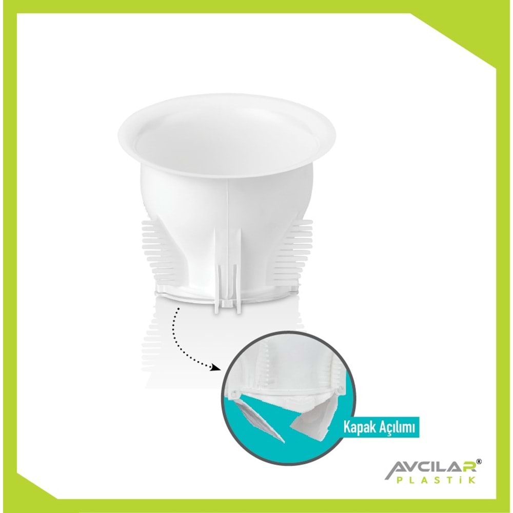 AVCILAR AV-026 ÇİFT KAPAK WC MATİK