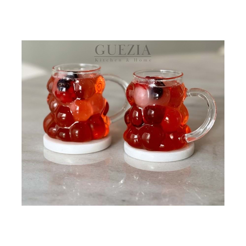 BARANEX BN-52 6LI ÜZÜMLÜ KULPLU BARDAK