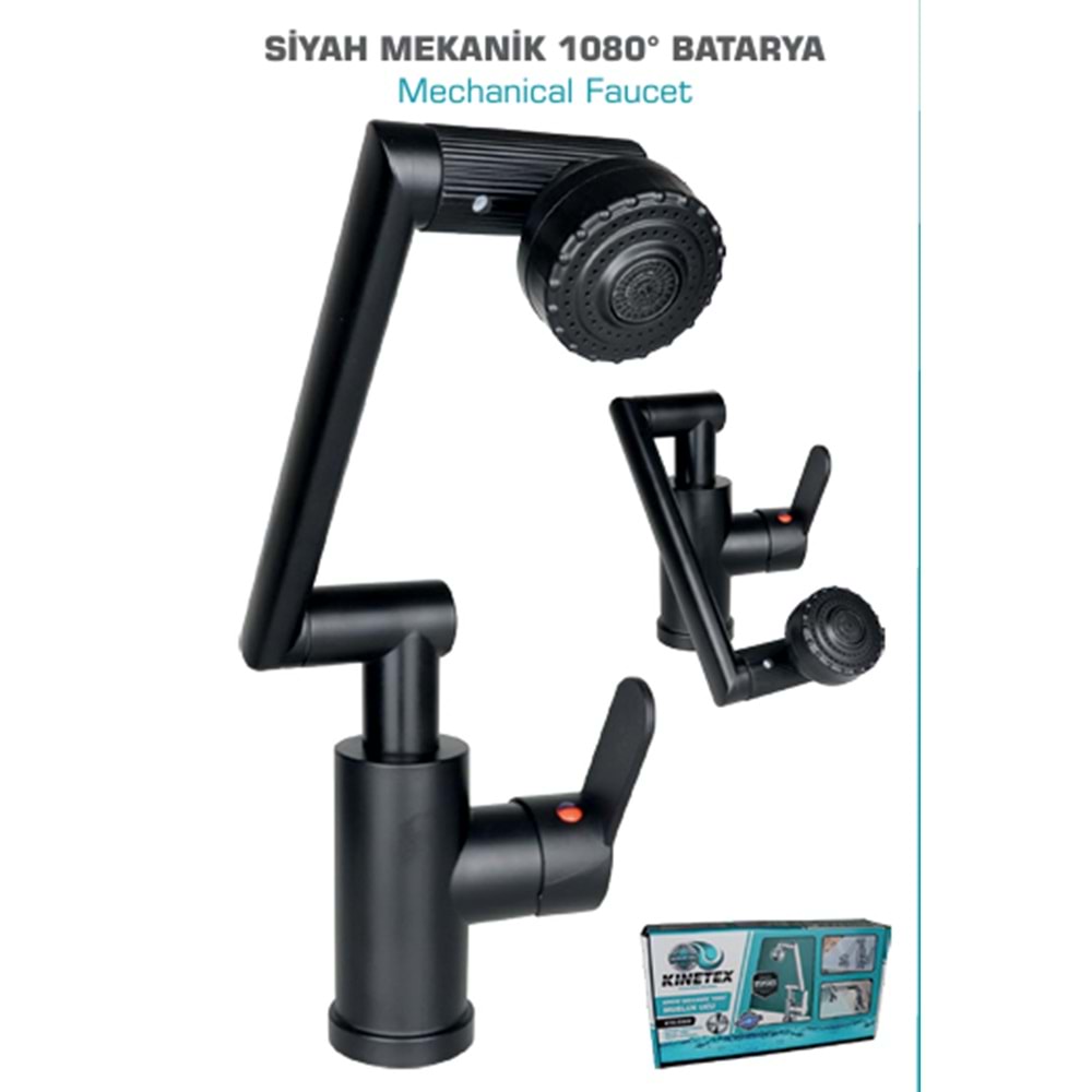 5-K SİYAH MUSLUK BATARYA KTX-3307