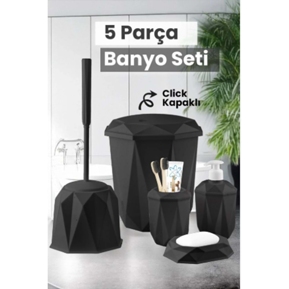 QUKA BANYO SETİ 5 PARÇA