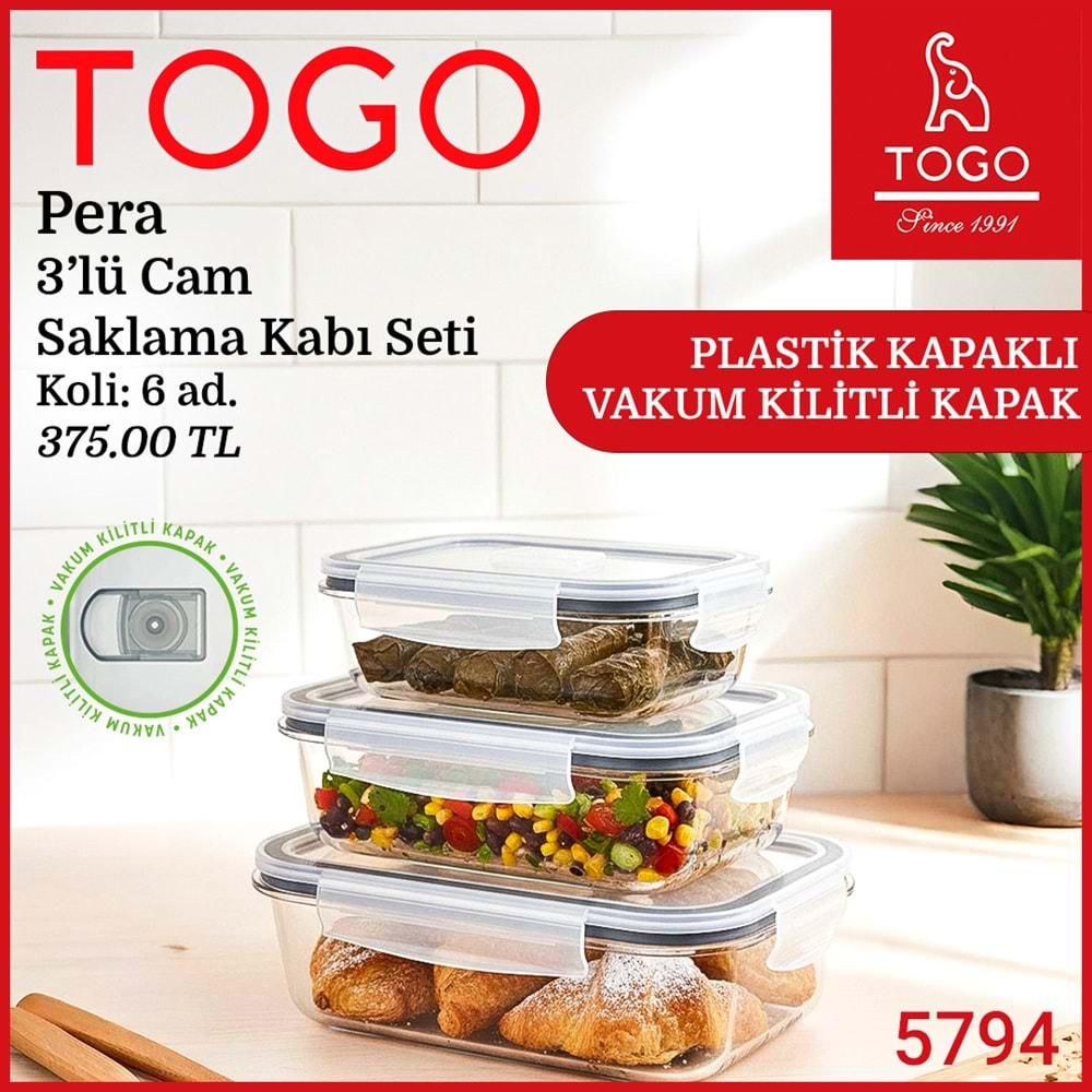 TOGO 5794 PERA 3 LÜ BORCAM SAKLAMA
