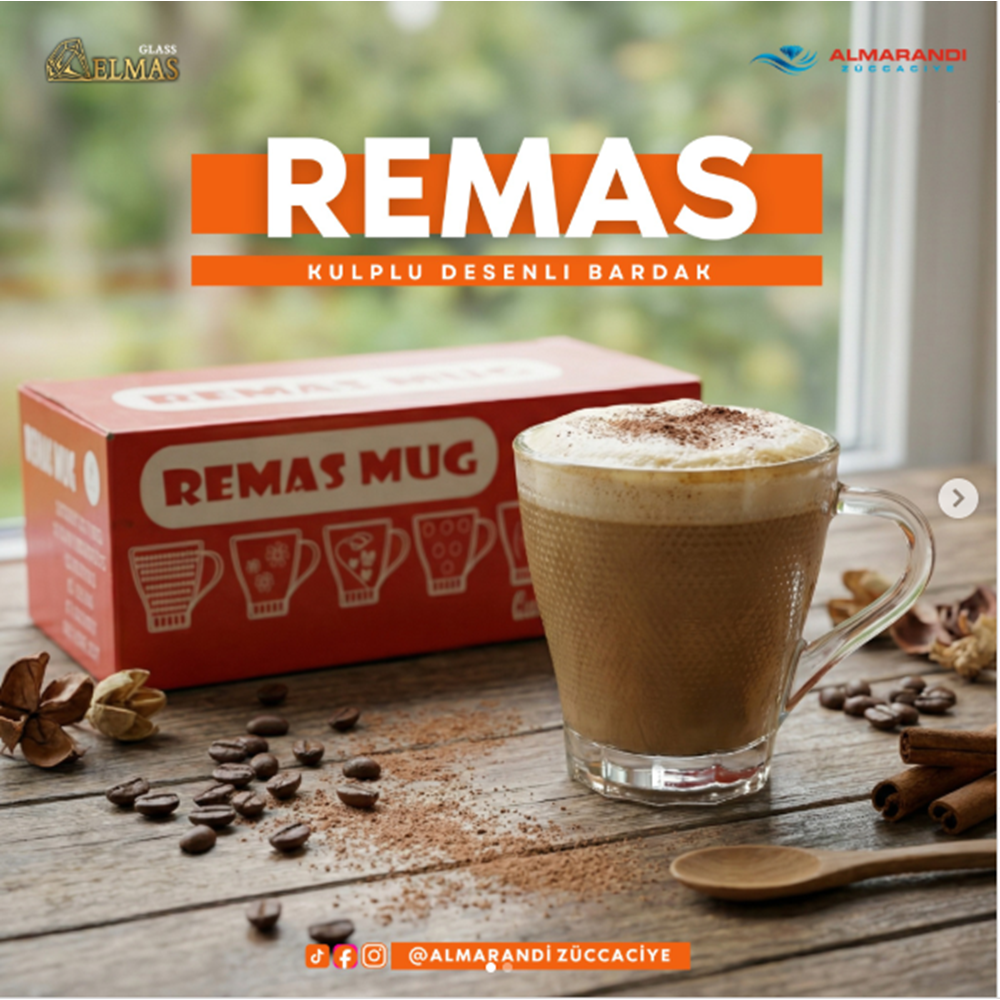 ALMARANDİ REMAS KULPLU BARDAK