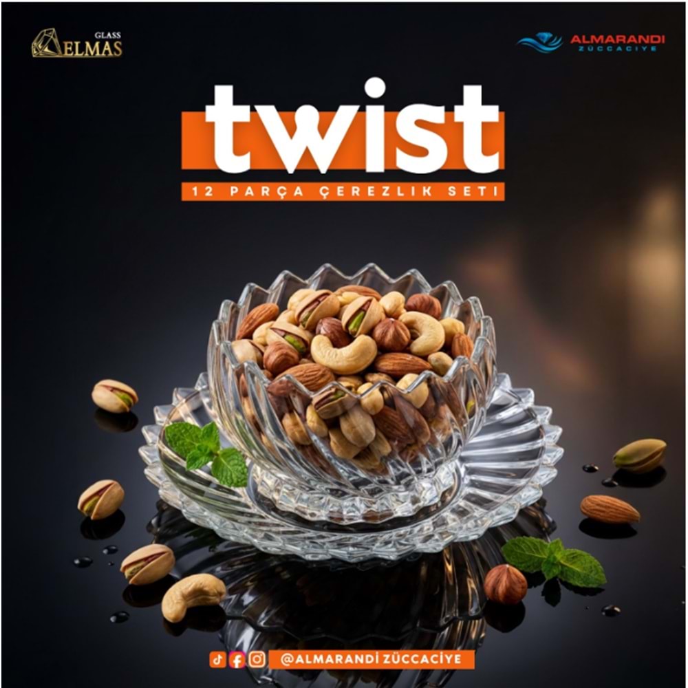 ALMARANDİ TWİST 12 PRÇ ÇEREZ SETİ
