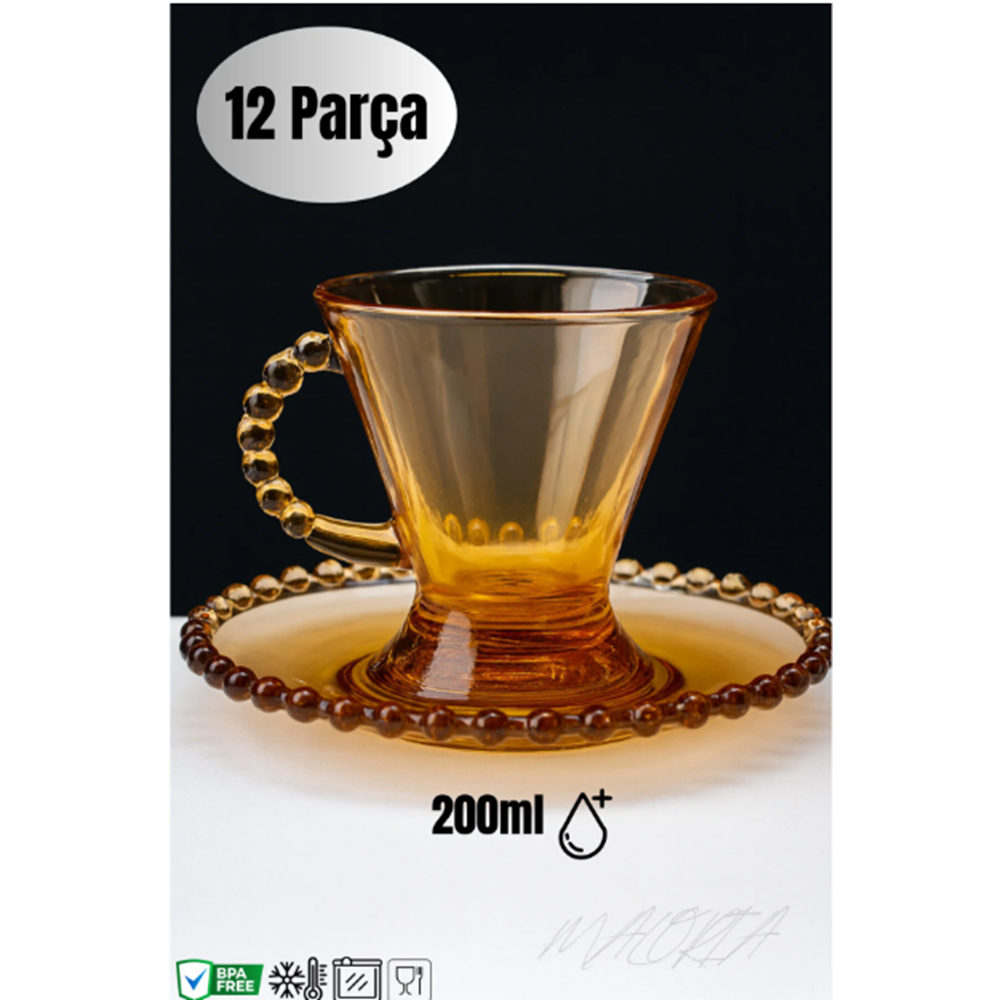 DİAMOND Q6921-6H RENKLİ ÇAY SETi