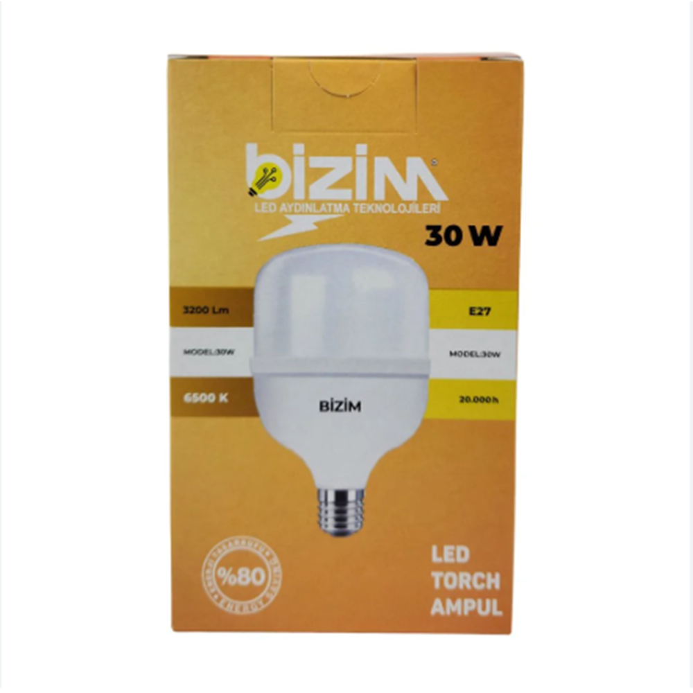 30 W AMPUL BİZİM LED