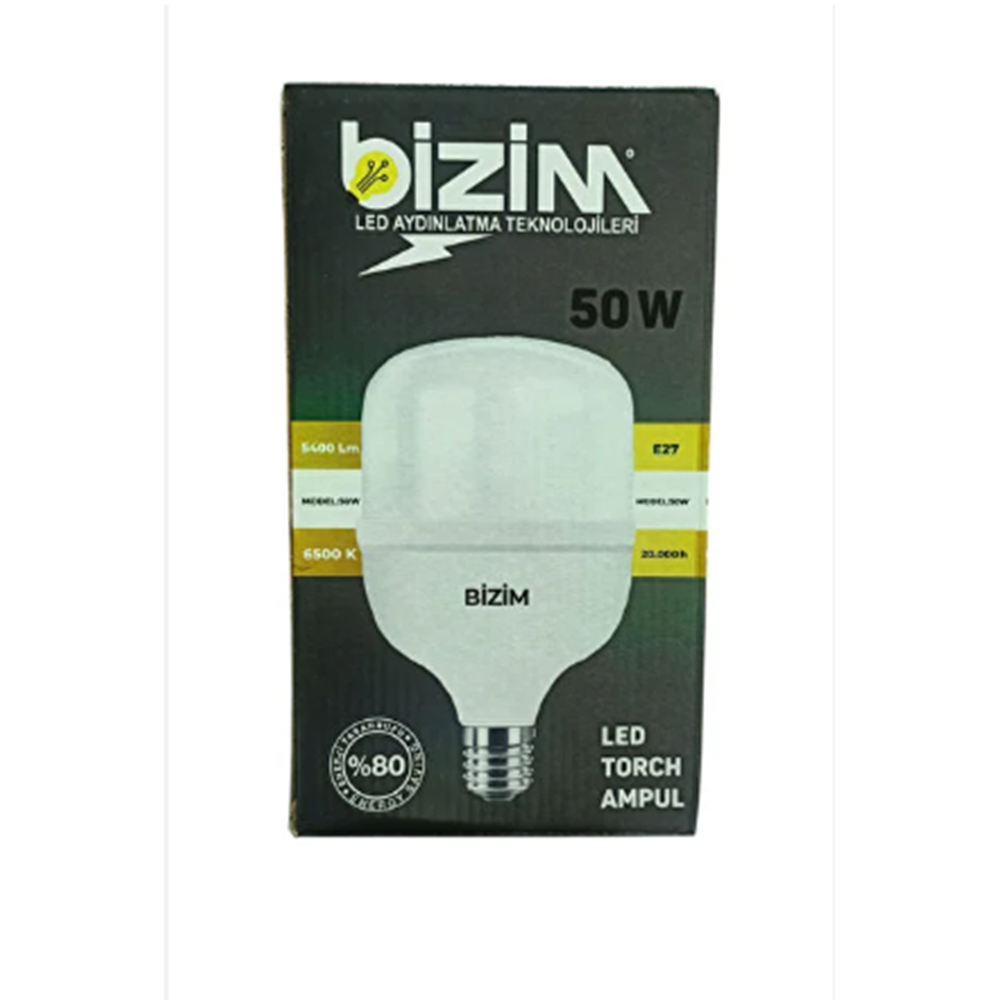 50 W AMPUL BİZİM LED