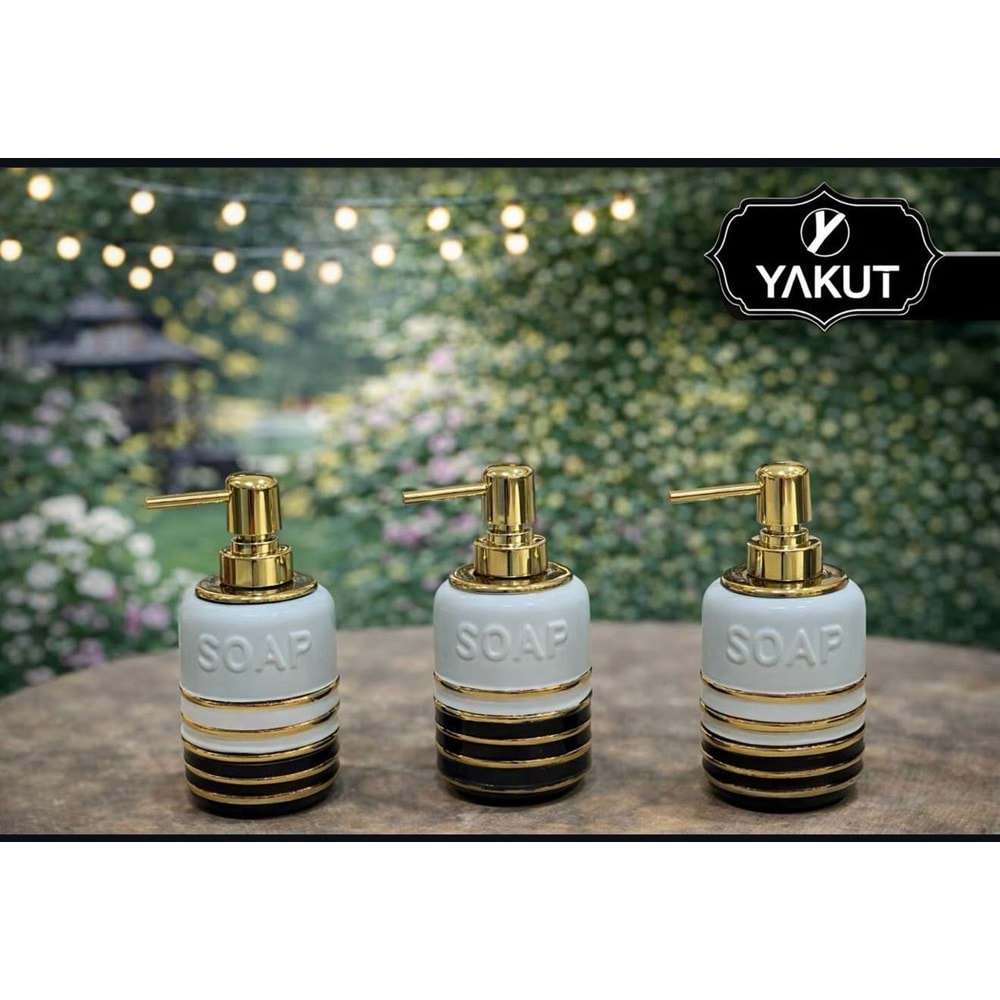 YAKUT 11859 GOLD PORSELEN SIVI SABUNLUK