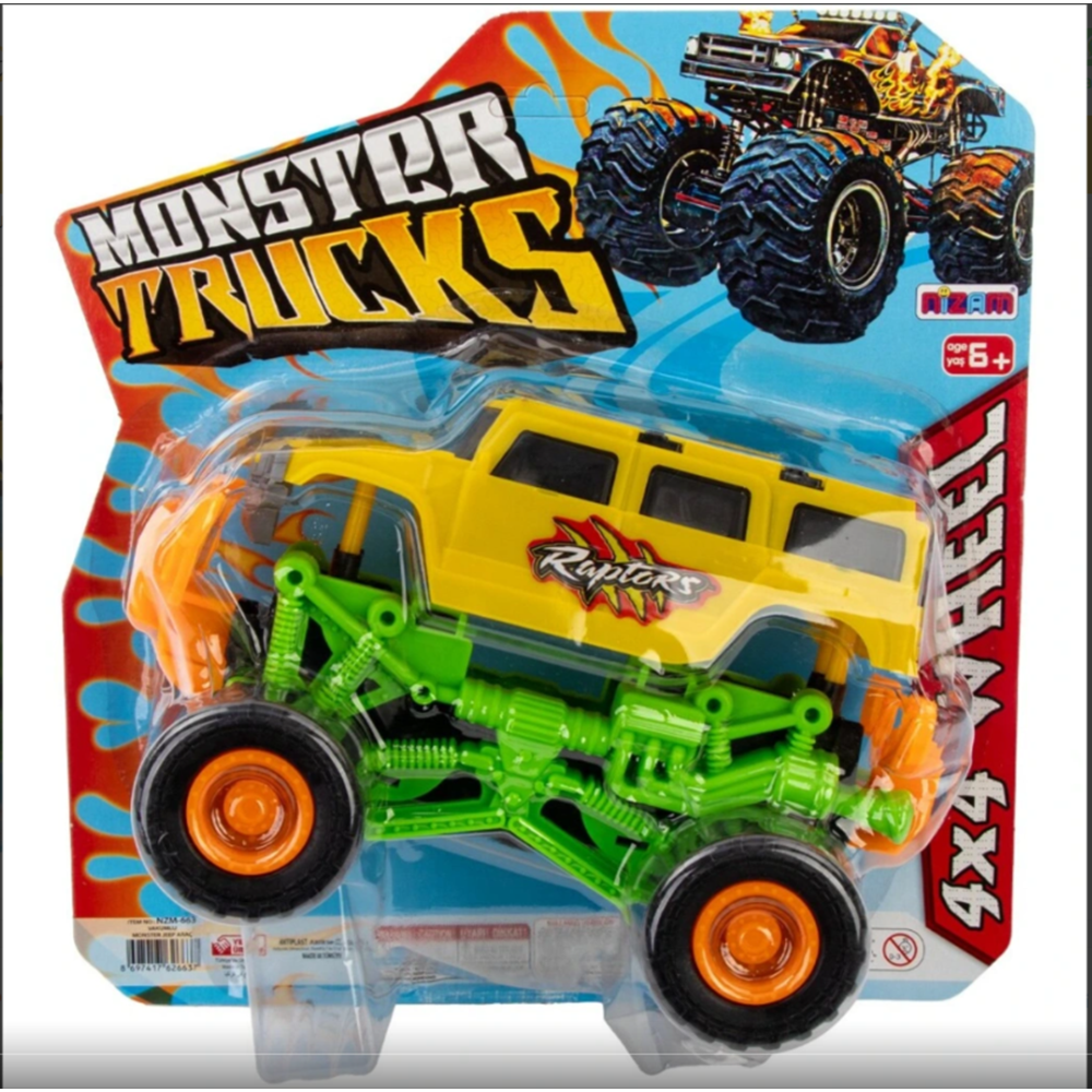 NZM-663 VAKUMLU MONSTER JEEP ARAÇ