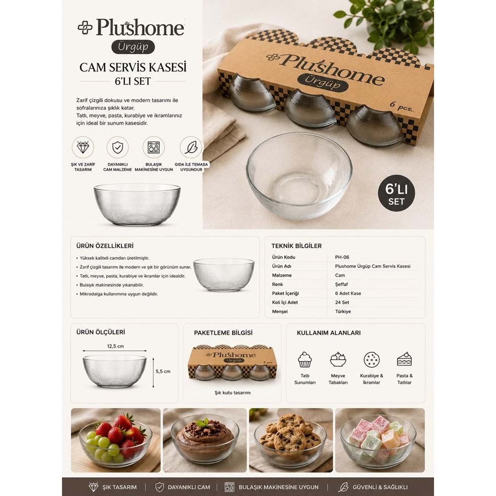 PLUSHOME ELİSA KASE