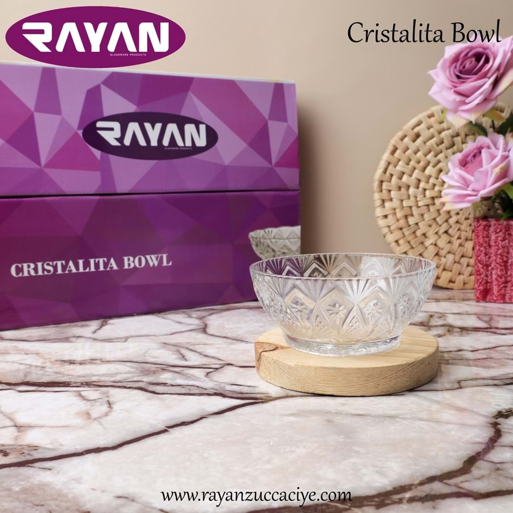 RAYAN CRİSTALİTA 6 LI KASE