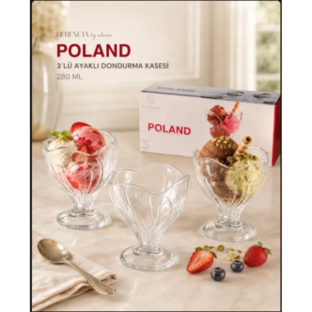 HERENCİA POLAND 3 LÜ DONDURMALIK