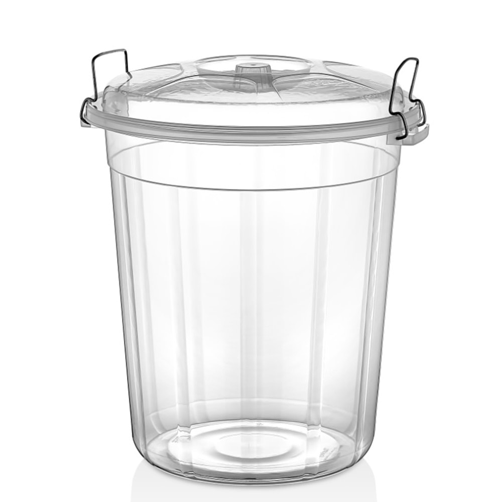 MRD097 50 LT ŞEFFAF KİLİTLİ KOVA MERDEM