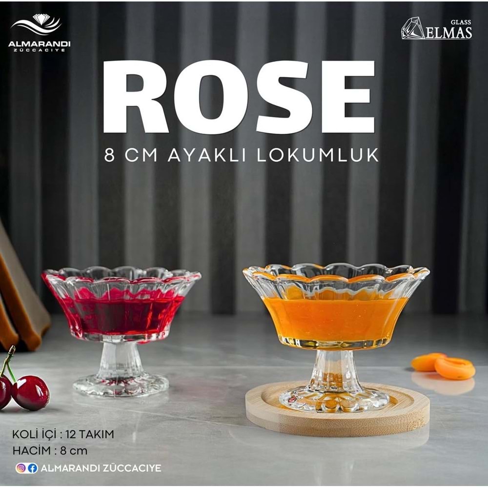 ALMARANDİ MR-348 6LI ROSE DONDURMALIK