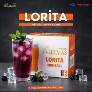 ALMARANDİ ELMAS LORİTA 6 LI BARDAK
