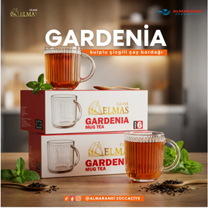 ALMARANDİ GARDENİA KULPLU BARDAK