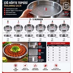 ÇİĞ KÖFTE LEĞENİ ÜZÜM 6 BOY