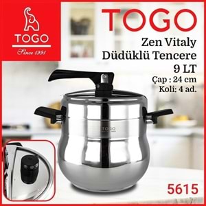 TOGO 5615 VİTALY 9 LT DÜDÜKLÜ