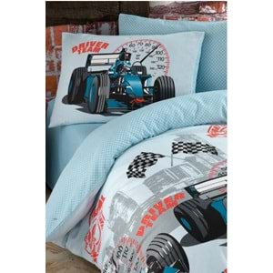 PAMUKÖREN TEK KİŞİLİK NEVRESİM SETİ (YORGAN YÜZÜ+YASTIK YÜZÜ)