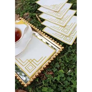 KASSO 6LI 15*15 NAKIŞLI SUNUM PEÇETESİ