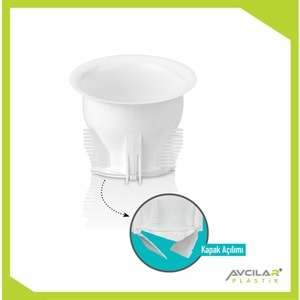 AVCILAR AV-026 ÇİFT KAPAK WC MATİK
