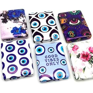 BARANEX YJ10 DERİ CEP AYNASI