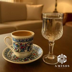 AMİSOS 1050 6 LI KAHVE YANI BARDAK