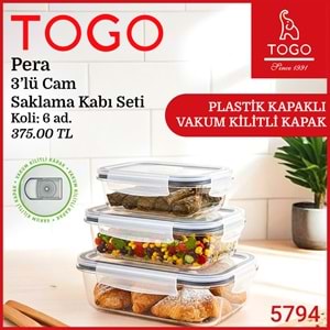 TOGO 5794 PERA 3 LÜ BORCAM SAKLAMA