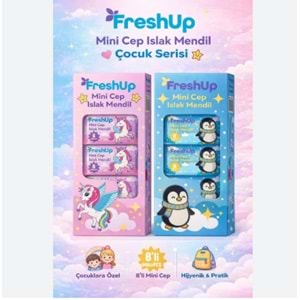 FRESHUP 8Lİ ISLAK MANDİL