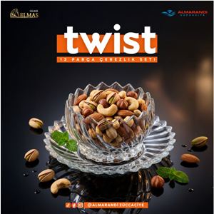 ALMARANDİ TWİST 12 PRÇ ÇEREZ SETİ