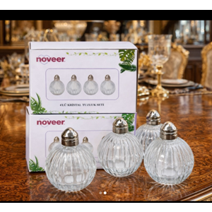 NOR-2139 KRİSTAL 4 LÜ TUZLUK