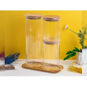 KRD-6152 CORBEEN 3 LÜ YUVARLAK SAKLAMA SET