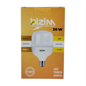 30 W AMPUL BİZİM LED