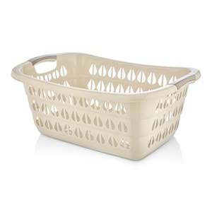 MRD352 DAMLA KÖŞELİ RENKLİ ÇAMAŞIR SEPETİ