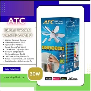 ATC IŞIKLI TAVAN VANTİLATÖRÜ