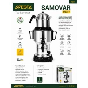 AVİ-1151 SAMOVAR 4,5 LİTRE SEMAVER