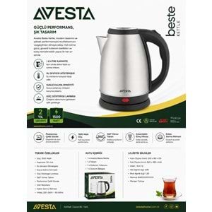 AVİ-1000 BESTE KETTLE ÇELİK