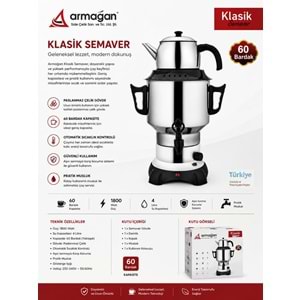 ARMAĞAN 60 BARDAK SEMAVER