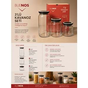ÇİFTÇİLER 3 LÜ KAVANOZ