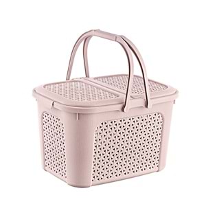 HOBY LİFE 07 1302 RATTAN PİKNİK SEPETİ
