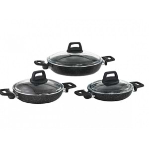 LAVONNİ FARAH 3LÜ DÖKÜM KAPAKLI SAHAN SET