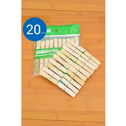 REAL 54 AHŞAP MANDAL 20Lİ