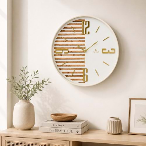 REVELLO 260-2024 PLEKSİ KREM SAAT