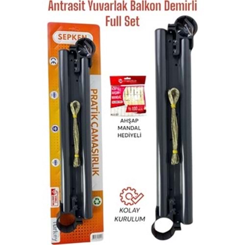 ZENİT ANTRASİT BALKON DEMİRİ