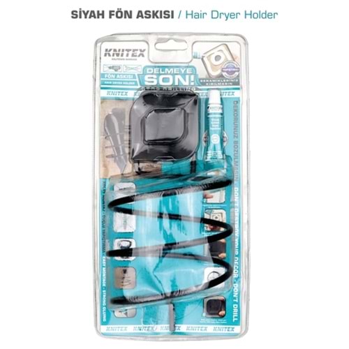 5 K-2 SİYAH FÖN ASKISI KTX-2995