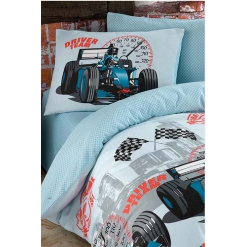 PAMUKÖREN TEK KİŞİLİK NEVRESİM SETİ (YORGAN YÜZÜ+YASTIK YÜZÜ)